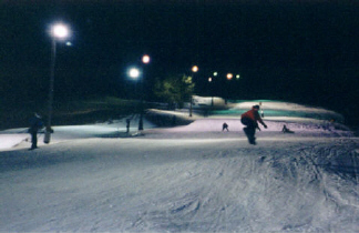 night skiing cloudmont